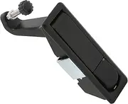 Rv Lever Lock, Zinc Alloy Non Locking Compression Latch for Cabinet Trailer Trunk Latch for Rv Trailer Industrial Toolbox Ship(Black)
