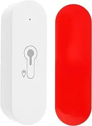 Plastic Smart Indoor Thermometer Hygrometer with Double Side Tape for Pet Home Bluetooth Humidity Sensor Wireless WiFi Sensor Monitor for Greenhouse..(White)