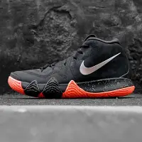 在飛比找Yahoo!奇摩拍賣優惠-Nike Kyrie 4 欧文4代 黑橙 银钩 943807