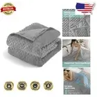 Minky Dot King Size Weighted Blanket 25 lbs - Ultra-Soft for Sleep & Relaxation
