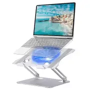 Laptop Stand with Fan, Laptop Riser Computer Stand for Laptop Foldable & Heig...