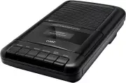 Coby CVR22 Portable Cassette Player and Tape Cassette Recorder with Built-in