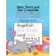 Baby Shark and Sea Creatures Number Tracing Book Math Activity Workbook for Kids Ages 2-5: Trace Numbers, Practice Handwriting and Learning Addition,