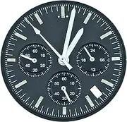 [Fitbitey] 1pcs 32.5mm Man Watch dial fit VK Series 63 Movement Watch Accessories Super Green C3 Luminous face Watch Hands(Dial 1)