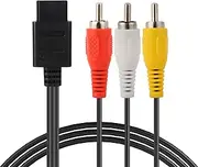 CUENSTOP AV Cable for N64/SNES/NGC, Composite Audio Video Cord Compatible with Nintendo 64/Gamecube/Super Nintendo TV Game, 1.8M/6FT