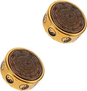 BESPORTBLE 2pcs Fingertip Kids Toy Accent Table Living Room Furniture Fingertip Side Table Gold Coffee Table Aldult Toys Stress Child Restless Pure Brass