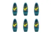 6x Rexona Men 45ml Antiperspirant Protection Roll On Deodorant Ultra Recharge