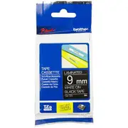 Brother TZE-325 Laminated Labelling Tape 9mm (White On Black)