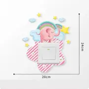 Cute Switch Stickers Wall Stickers Socket Protective Cover Living Room Decor O
