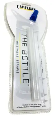 Camelbak water Bottle Bite Valve and Straws Blue Replacements