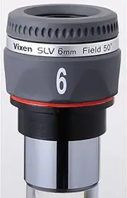 Vixen 37205-8 Eyepiece SLV Series SLV6mm Accessories for Astronomical Telescope