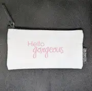 Pink Parcel Canvas Cosmetic Make Up Bag Limited Edition Storage travel case