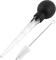 Baster Syringe - Kitchen Turkey Injector,Kitchen Tool Syringe with Cleaning Brush for Hot Liquids Meat Food Accessories Thanksgiving Dinner Preparation