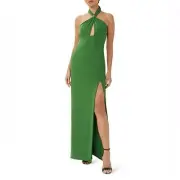 Aidan by Aidan Mattox Women's Halter Gown