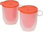Joseph Joseph M-Cuisine Cool Touch Microwave Mug Set of 2, Orange
