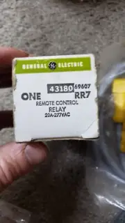NEW GENERAL ELECTRIC GE RR7 RR7EZ Remote Control Relay Quick Disconnect # 43180