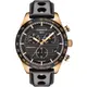 TISSOT PRS 516 Quartz Chronograph 賽道狂人時尚運動優質腕錶-黑-T1004173605100