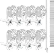Roller Shade Chain Retainer | 8X Blind P Clip Hooks,Roller Shade Clear Safety Retainer, Blind P Clip Hooks, Roller Blinds Fixation Hook for Roller Blinds