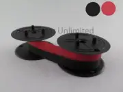 Compatible Fits Casio Adding Machine Calculator Spool Black Red Ribbon