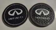 2 Pc Car Cup Holder Coasters Nonslip Silicone Waterproof Pad