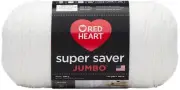 Red Heart Super Saver Jumbo Yarn-White E302C-311