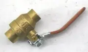 Wolverine Brass 1/2" 250CWP 2040 Press Ball Valve 600WOB TXSSC