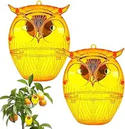 [Lmyit] Wasp Trap,Bee Traps for Outside | 2X Solar Bee Catcher with LED Light Reusable for Orchard Farm Garden Courtyard Outdoor