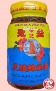 Black Bean Chilli Sauce 454g, KOON YICK WAH KEE Brand, Made In Hong Kong.