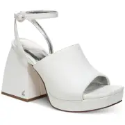 Circus by Sam Edelman Womens Miranda White Platform Sandals 8 Medium (B,M) 3054