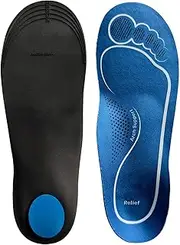 [Generic] Arch Support Inserts - Shock-Absorbing Breathable Mens Shoe Inserts | Anti-Fatigue Women Clothing For Running Hiking Sports Dress Footwear Standing All Day