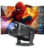 Mini Projector 4K, 720 Native TV 11.0 Smart Portable Projector 5.0 Bluetooth