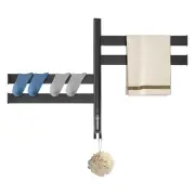 Electric Towel Warmer,180°Rotated Heated Towel Rack,4 Swing Arms Towel Hold