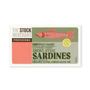 The Stock Merchant MSC Smoked Sardines in Extra Virgin Olive Oil 120g