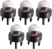 Dualoai 5 Pieces Primer Bulbs for Fuel Pump Replacement in Lawn Equipment Trimmer Weedeater