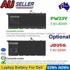 JD25G /PW23Y Battery For Dell XPS 13 9343 9350 9360 Type RNP72 0TP1GT TP1GT NEW