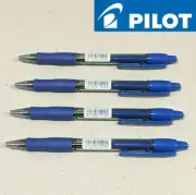 4 x PILOT Super Grip Retractable Ballpoint Pen Blue 1.0mm Medium BPGP-10R