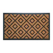 Solemate Embossed Diamond 40x70cm Stylish/Durable Outdoor Front Doormat