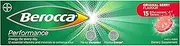 Berocca Energy Multivitamin with B Vitamins: B3, B6, B12, Vitamin C, Zinc, Calcium and Magnesium, to Support Physical Energy and Mental Sharpness, Berry Flavour, 15 Effervescent Tablets