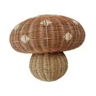 Wall Light Lamp Shade Boho Rattan Woven Lampshade for Study Areas