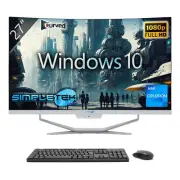 Aio All IN One Celeron 1.8ghz 27 " Curved 4gb 240gb Win10 PC Computer Fixed _