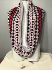 Vera Bradley Fleece Loop Scarf PENGUINS INTARSIA