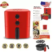 Versatile 1 Qt Non-Stick Air Fryer with Timer & Touch Control - Healthy Cooking