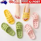 Men Women Slippers Bathroom Leaking Quick-drying Shower Slipper Light Weight AU