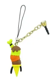 Disney Goofy Phone Charm Multi Colored Three Scoops Earphone Jack Dust Plug