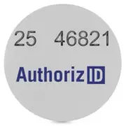 200 DoorKing® DK Prox® Compatible Adhesive Tag Stickers -- White