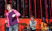 Mick Jagger and Keith Richards at The Concert for New York City - - Old Photo 1