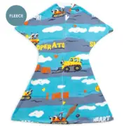 Sleeping Baby Zipadee Zip Fleece Construction Swaddle Transition Sz S 4-8M NEW