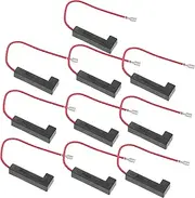 Uonlytech 10pcs Universal Microwave Oven Fuse Replacement Holder 800ma High Voltage Repair Parts for Ovens
