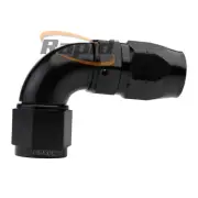 Aeroflow AF553-12-10BLK -10 12AN 550 Cutter One Pc Swivel 90° Stepped H/E -BLACK
