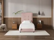 My Style Framed Headboard & Drawer Base - King Single / Rosewater / Drawer Base